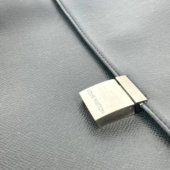 LOUIS VUITTON M30772 Taiga Angara Document Tote Bag Briefcase Hand Bag - Picture 10 of 15